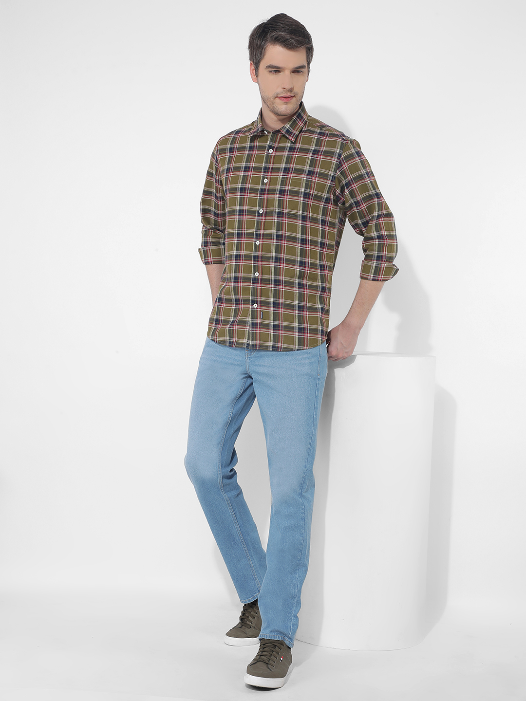 Numero Uno Men Solid Blue Jeans